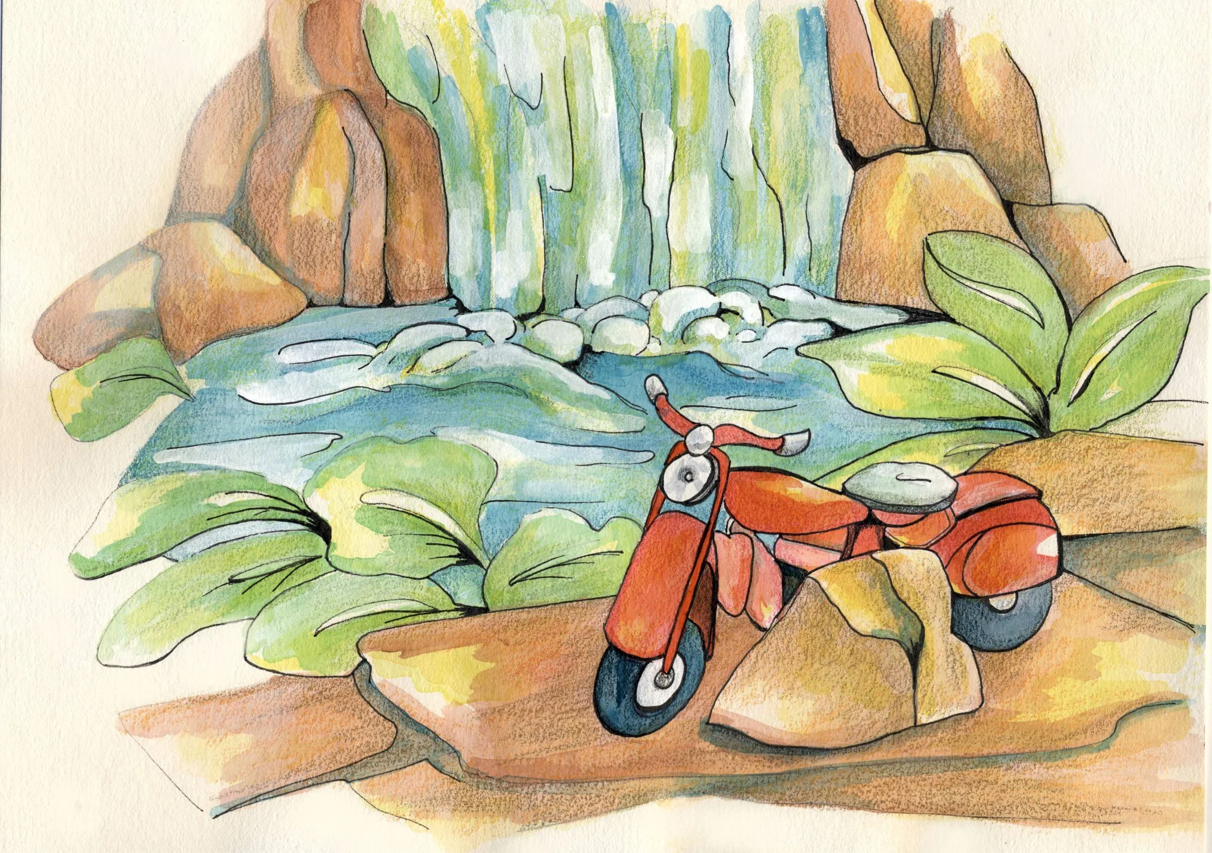 Motorcycle and a Lagoon.jpg