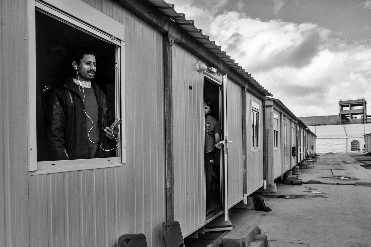  M. is calling to his relatives from Pakistan. He shares a bunkhouse with other single men from Morocco and Iran. People stay on the camps with no other options than wait to being deported or to get the asylum status, a challenging process that can t