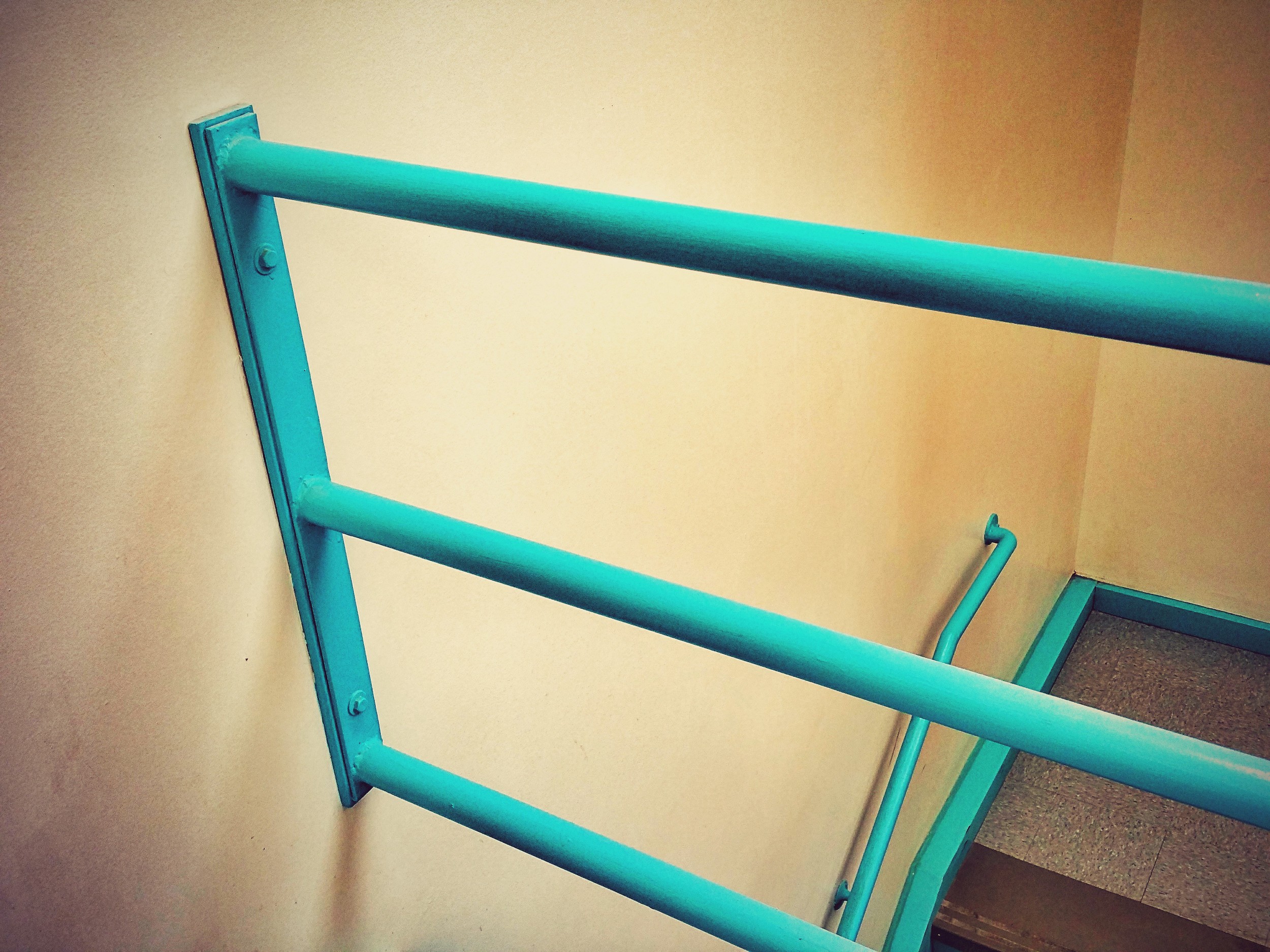 Blue Railing