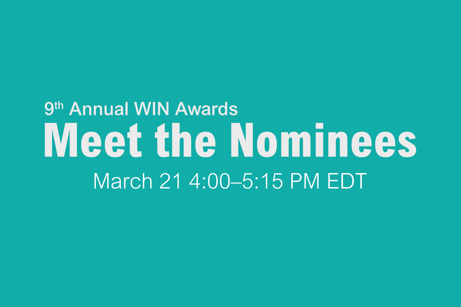 Meet the Nominees