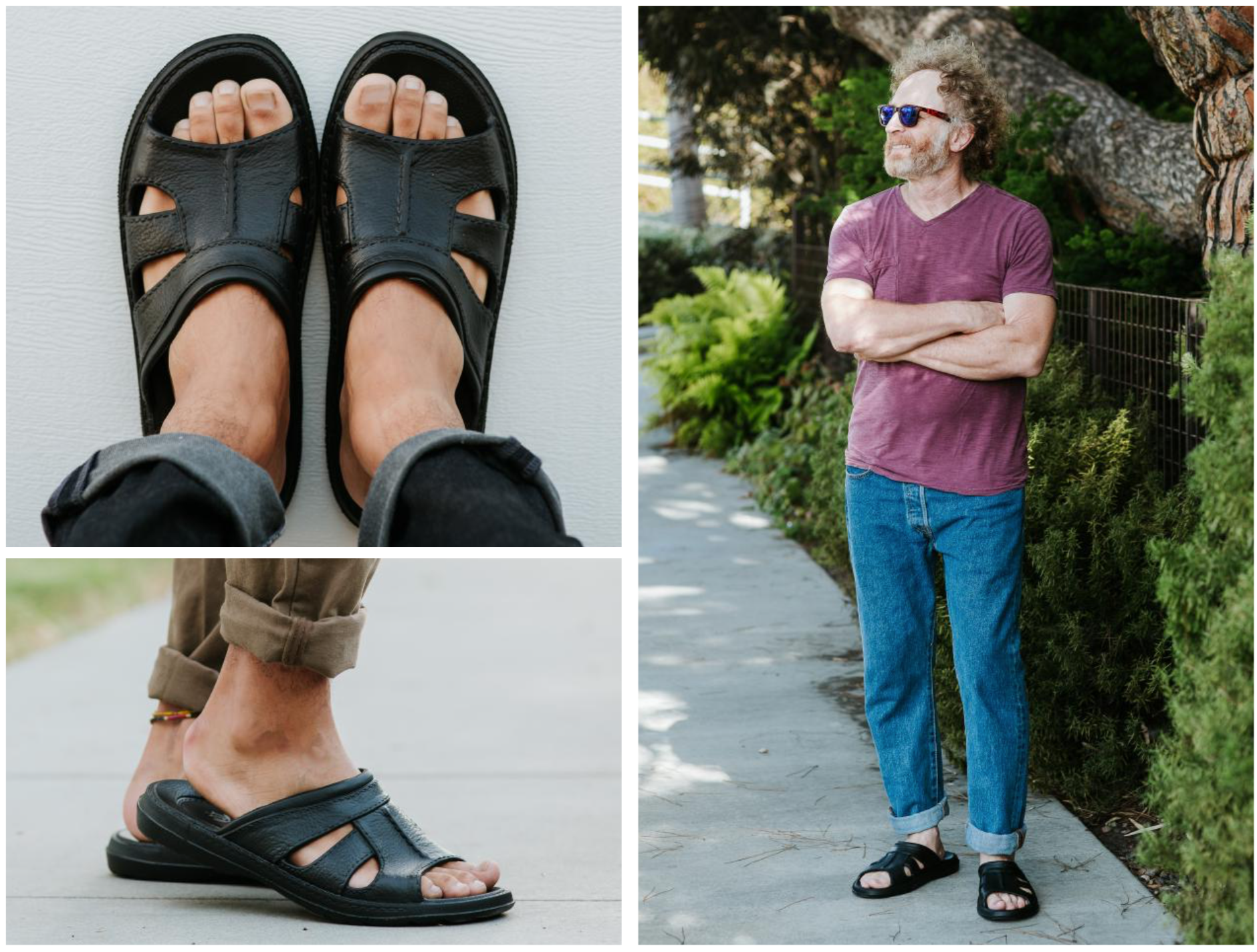 Reef Slide in Black