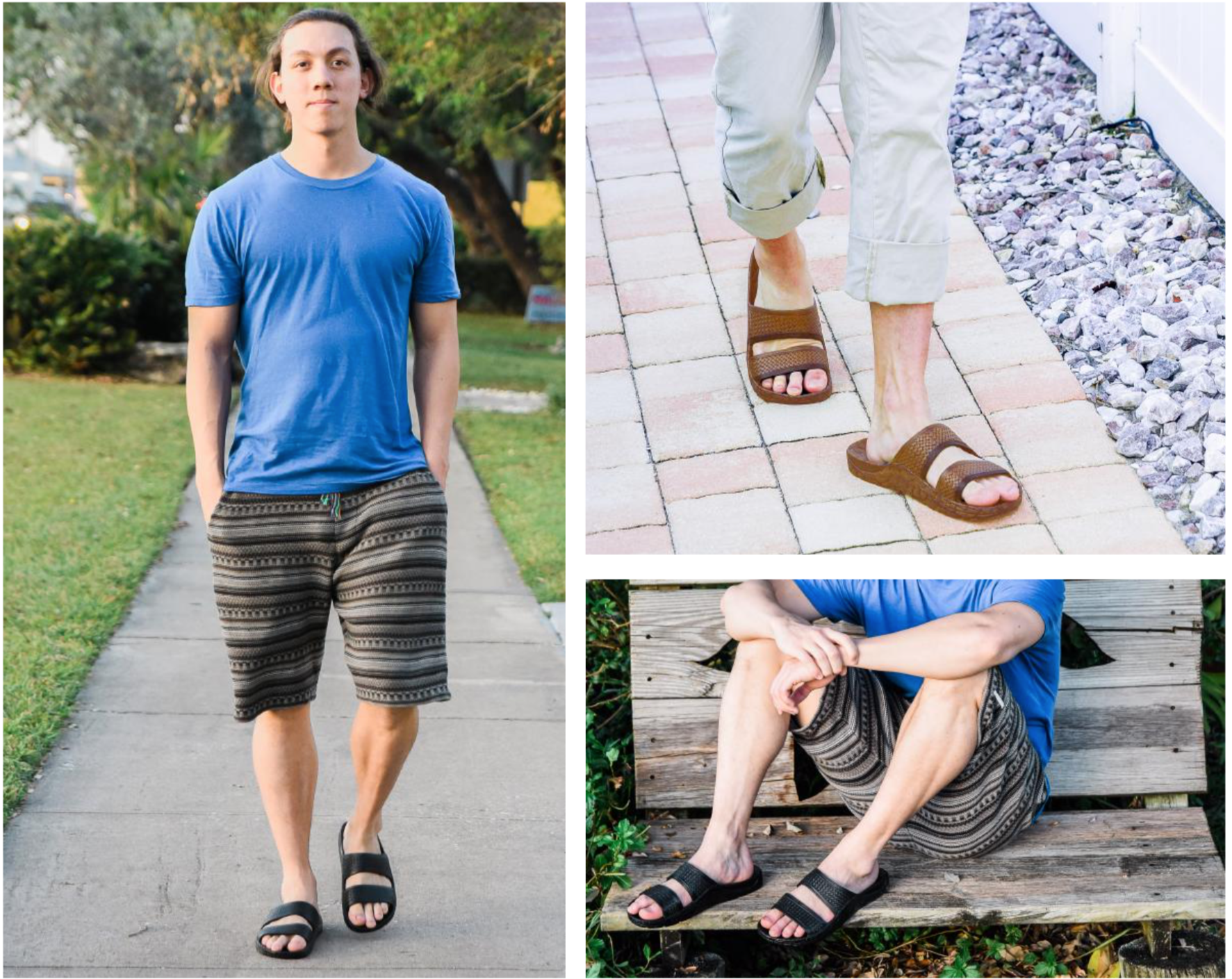 Jon Slide in Light Brown or Black