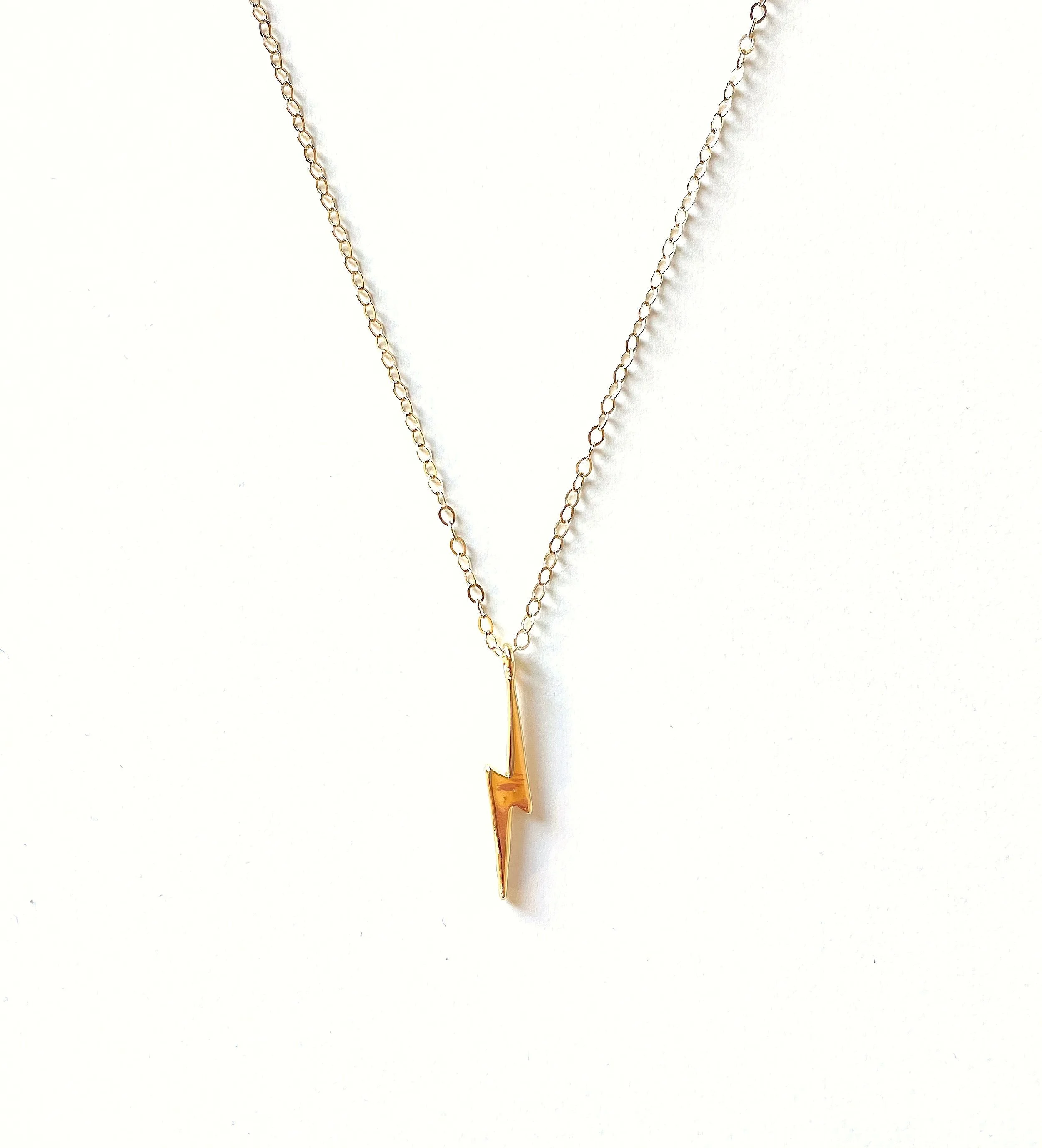 Lightning Bolt Necklace — Jennifer Tuton