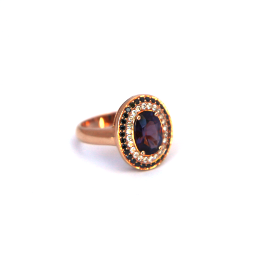 Purple Spinel Ring