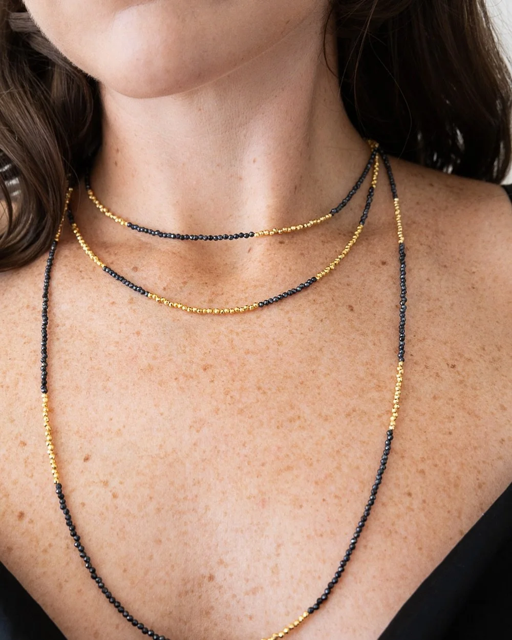 Beaded layers worn by my photographer friend @laynesuhrephoto whose pretty face got cut off by IG&rsquo;s auto crop. My sincerest apologies. (But the necklace looks good right?🫢) #necklace #jewelrydesigner #saturdaymood #sanfrancisco #handstrungjewe