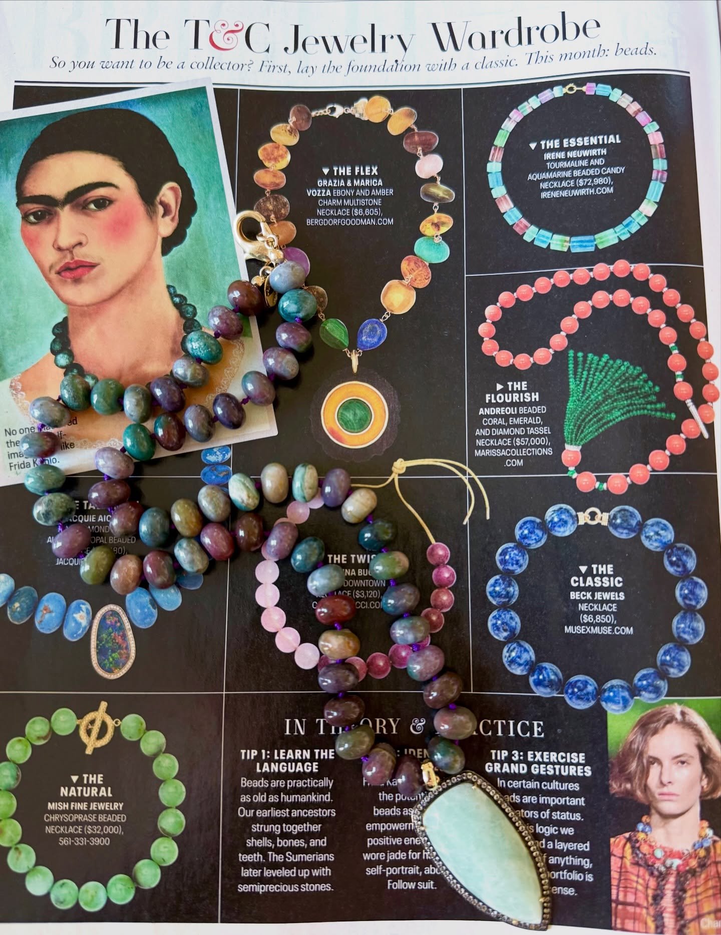 A wonderful way to add dimension &amp; uniqueness to your &ldquo;daily uniform&rdquo; &mdash;-> gemstone necklaces. So many different hues, shapes and sizes. It also allows you to experience the energies of the stones themselves. A little pop of c