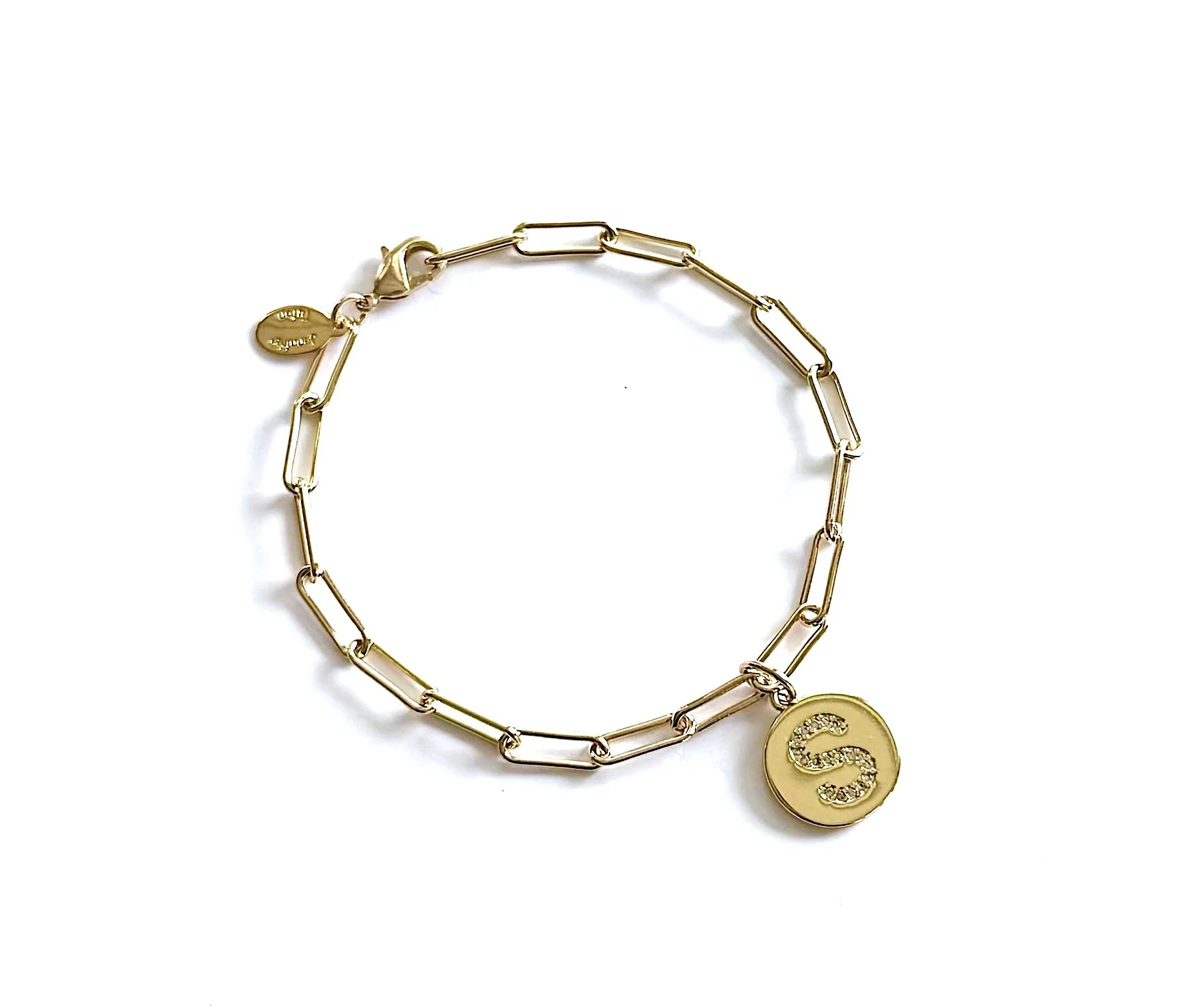 Initial Charm Bracelet