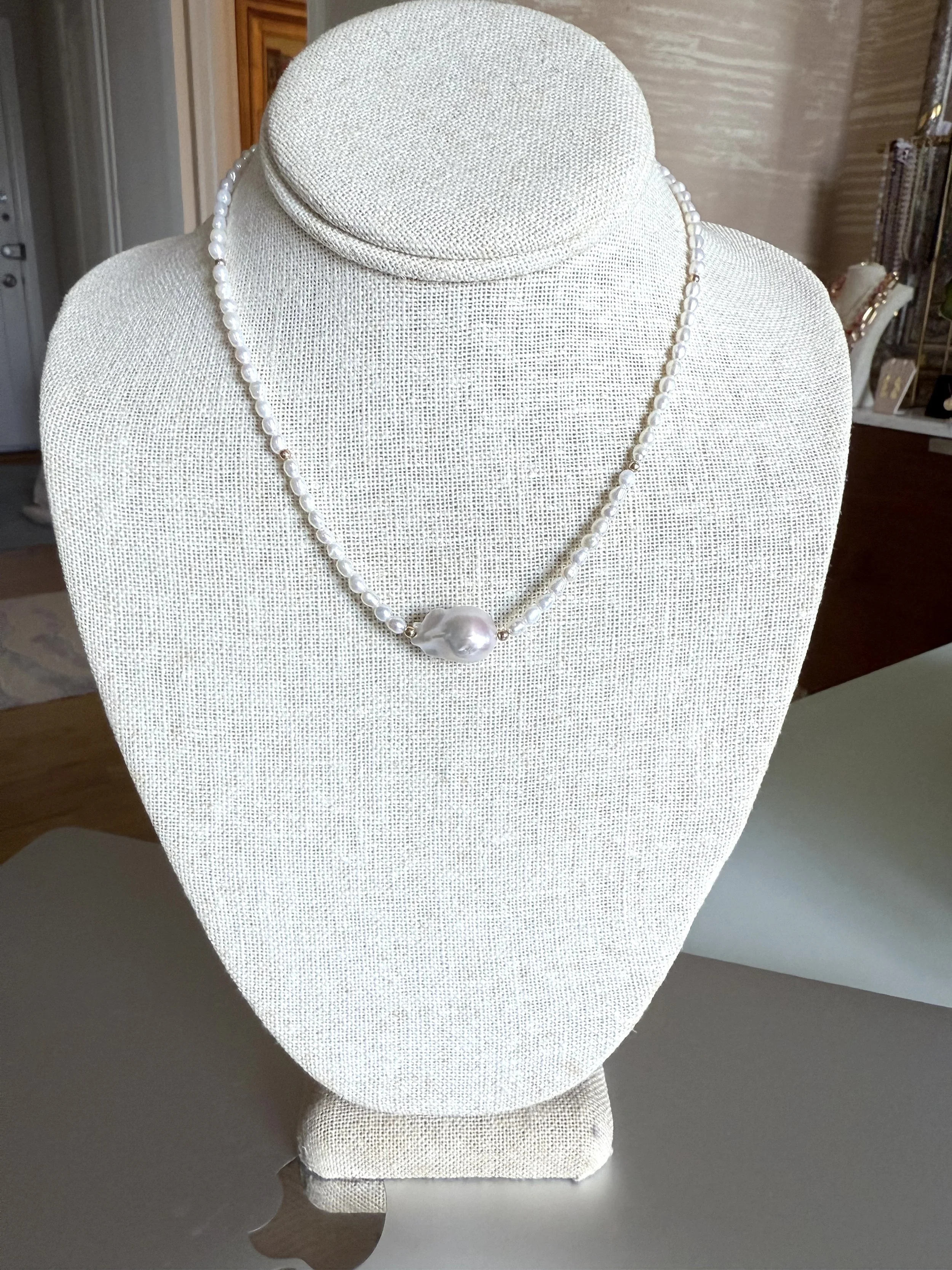 Pearl Beaded Necklace