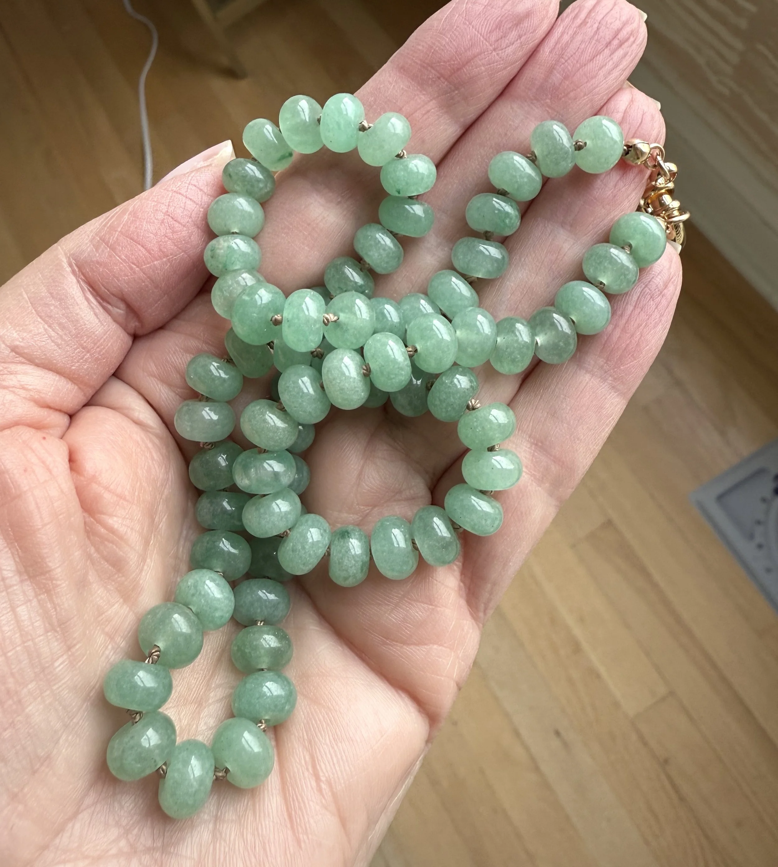 Adventurine Beaded Necklace