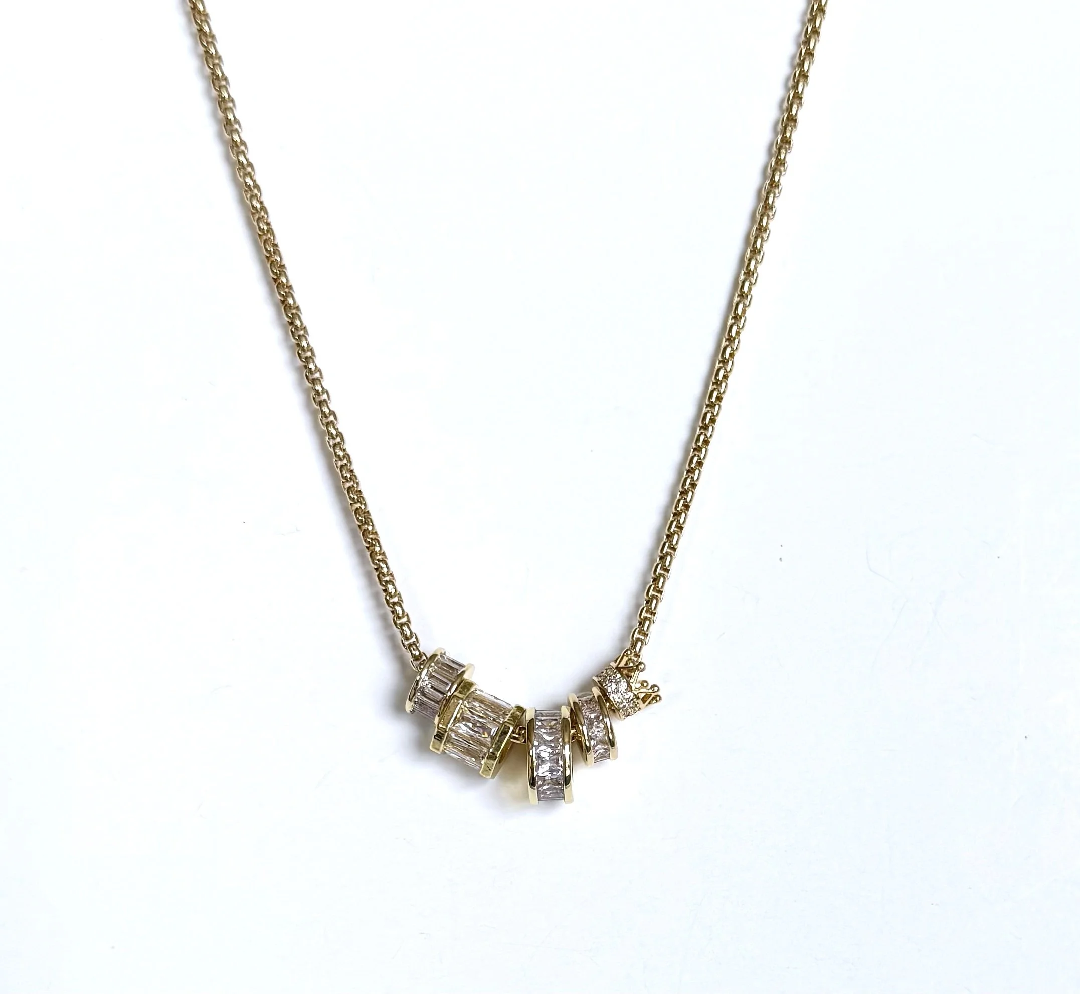 Rondelle Slider Necklace
