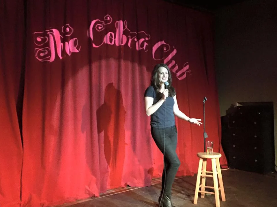Amber Nelson hosting Live From Outer Space . Photograph by Christian Niedan