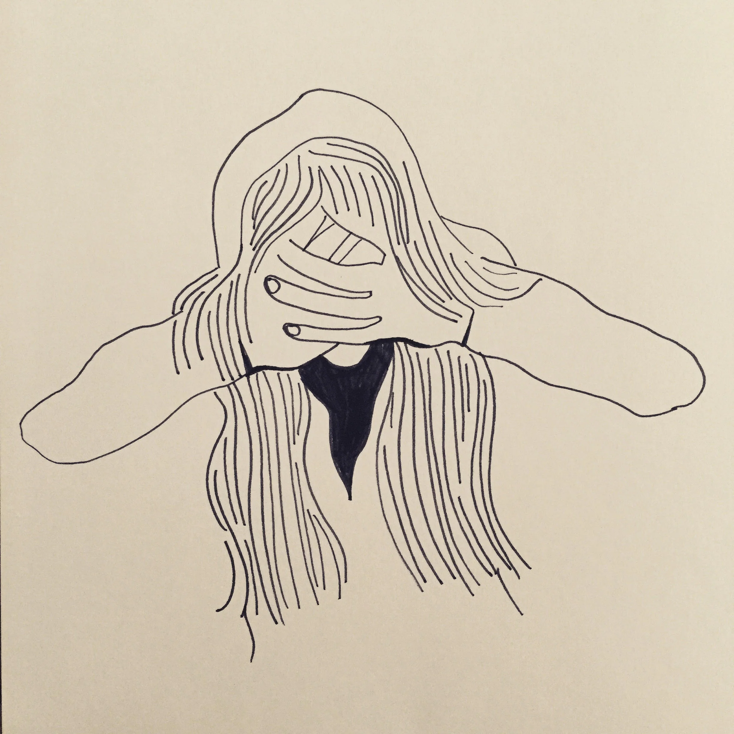 Sketch: "The Desire to Hide;" courtesy of the artist