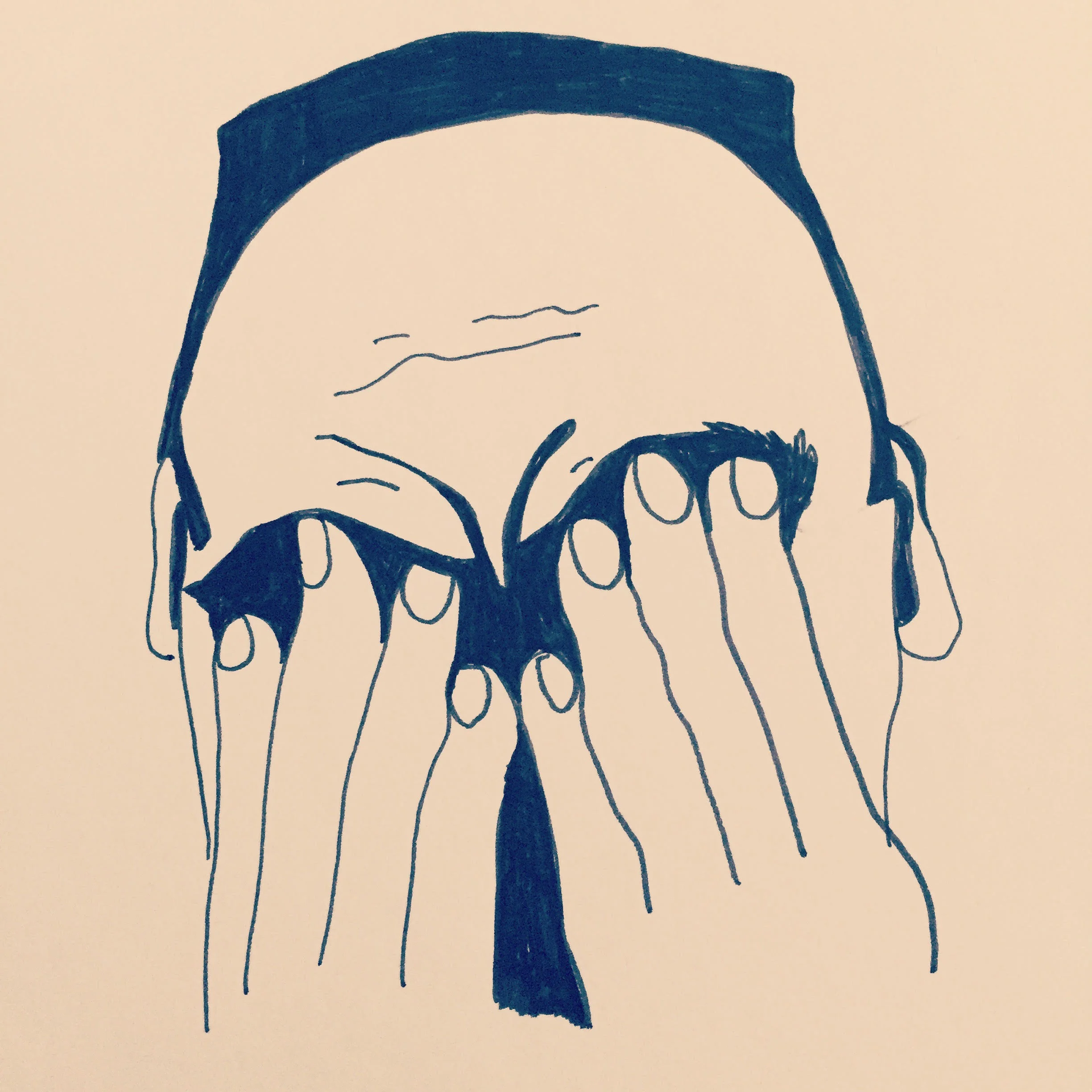 Sketch: "The Difficulty in Looking" courtesy of the artist