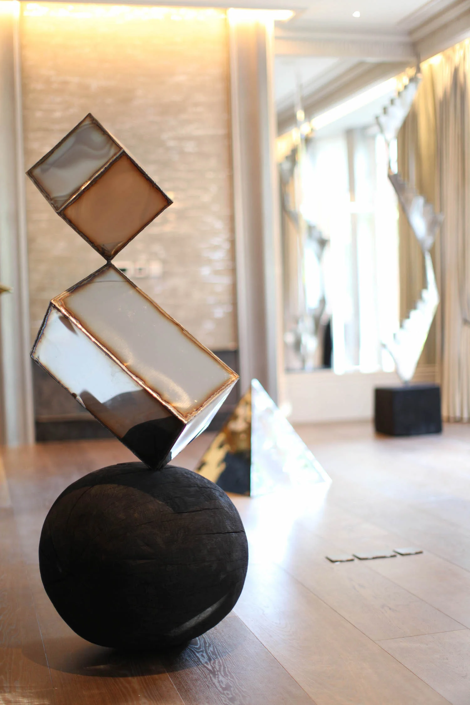 Between Night and Day, 2017, sculptures by Sol Bailey Barker, image courtesy of the artist