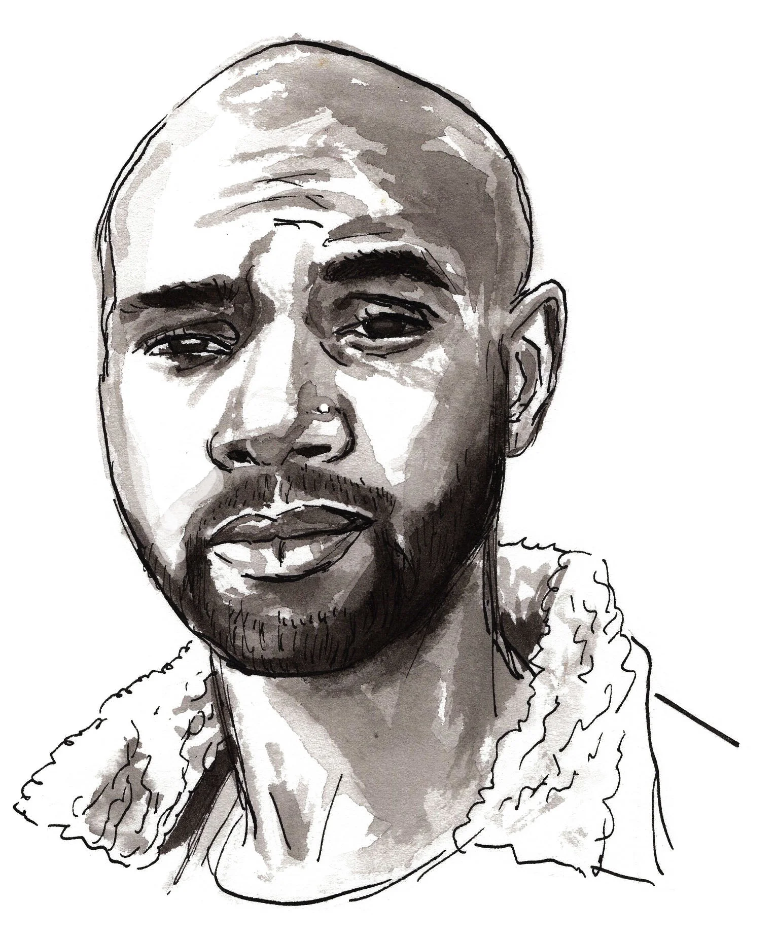 Author portrait by Arthur Johnstone
