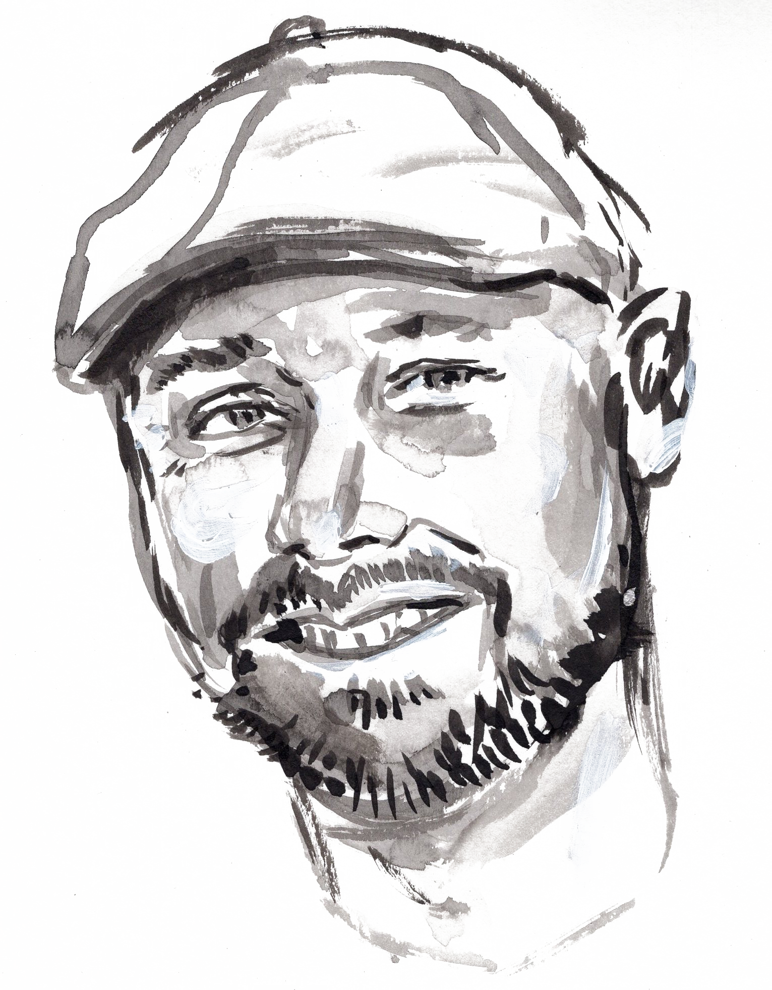 Author portrait by Arthur Johnstone