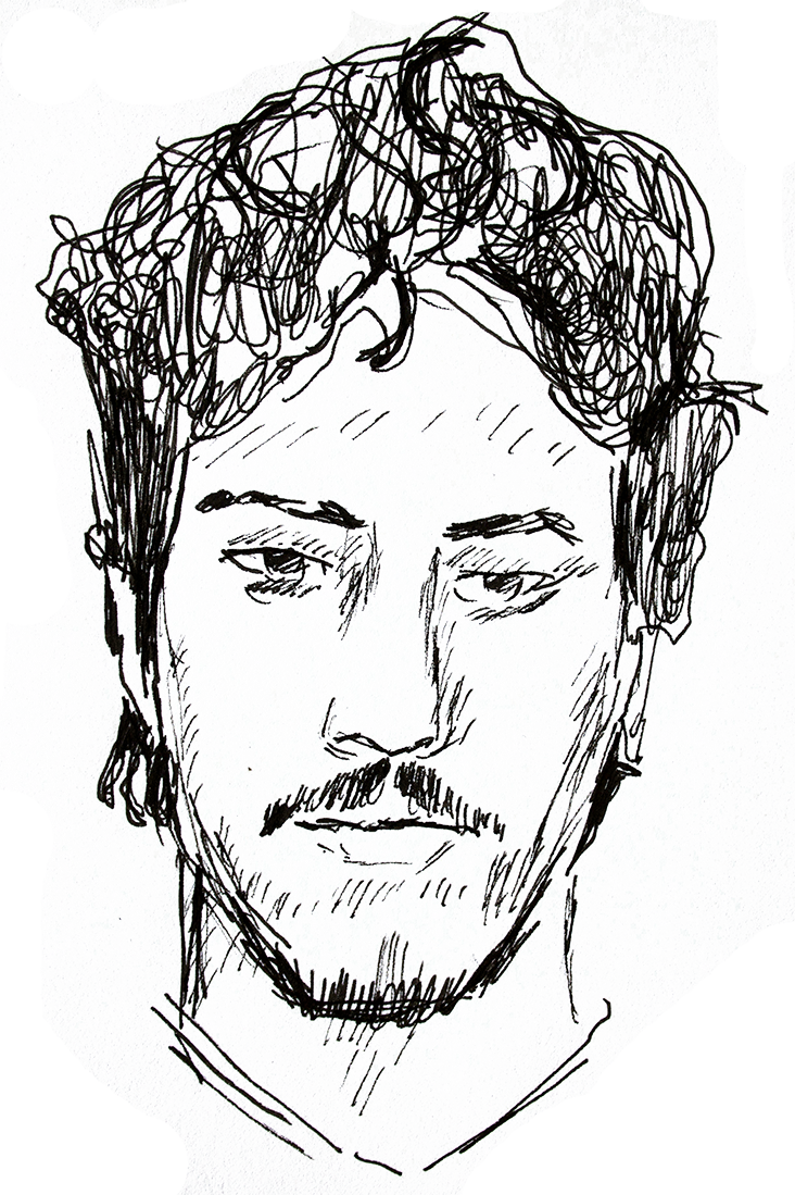Author portrait by Arthur Johnstone