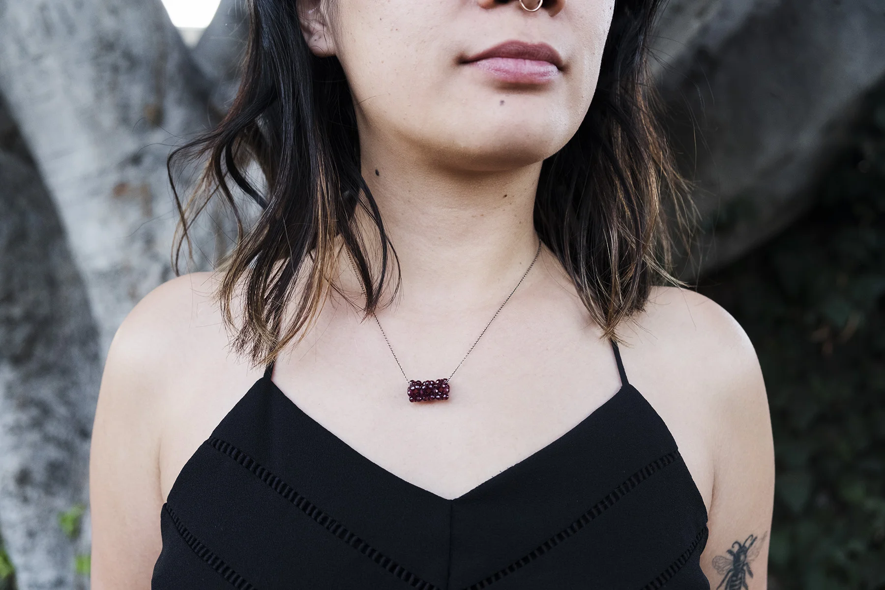 Tube Garnet Neck on Model.jpg