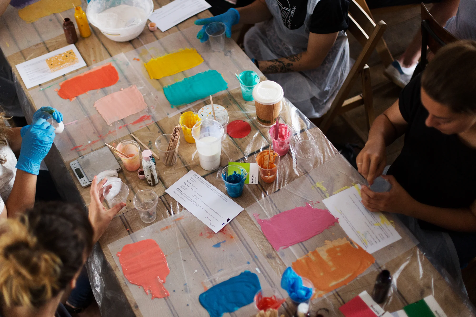 Jesomite Terrazzo Tile Creative Art and Craft Workshop Bristol