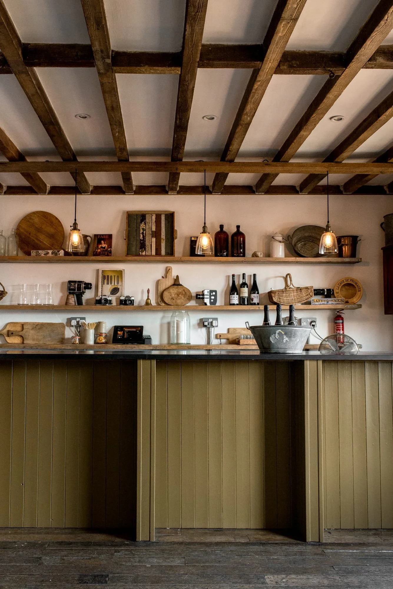 Bar setup at The Forge Bristol for business events and social gatherings