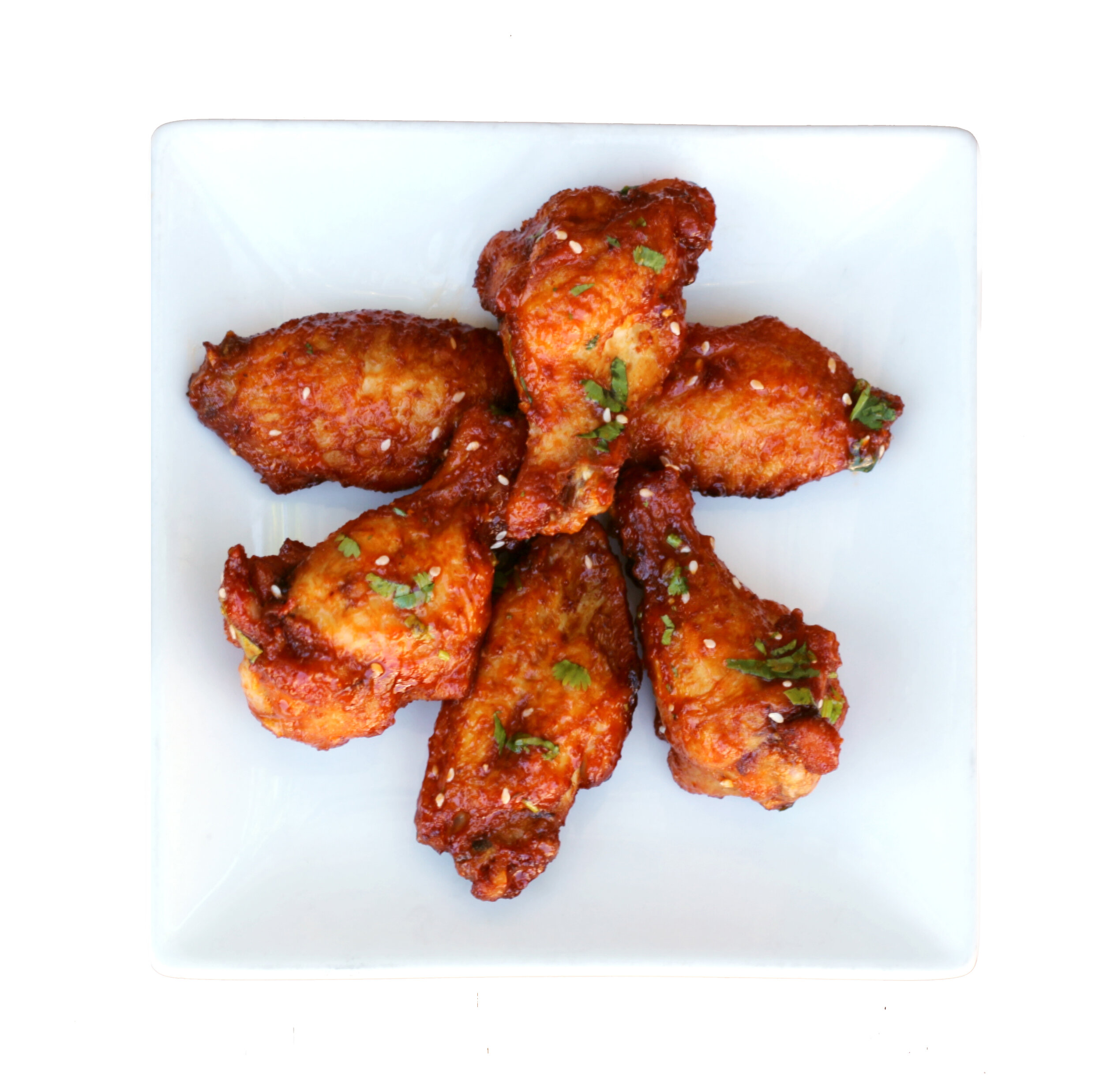 Tandoori Wings (Mango Chili, Manchurian, Lemon Pepper, Hot Buffalo or Plain (10)