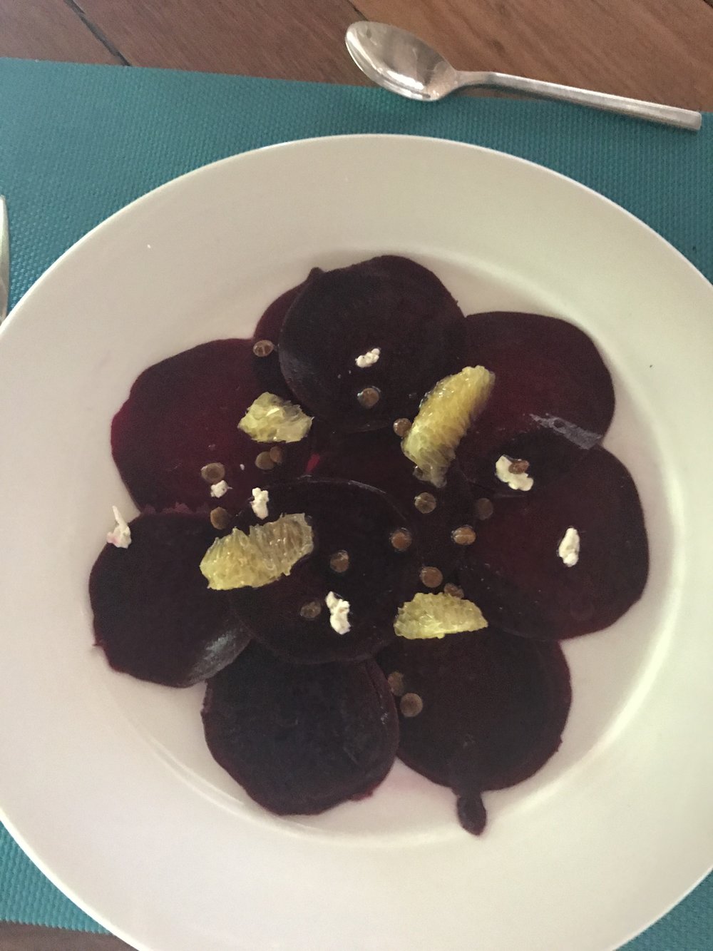 beetroot carpaccio 