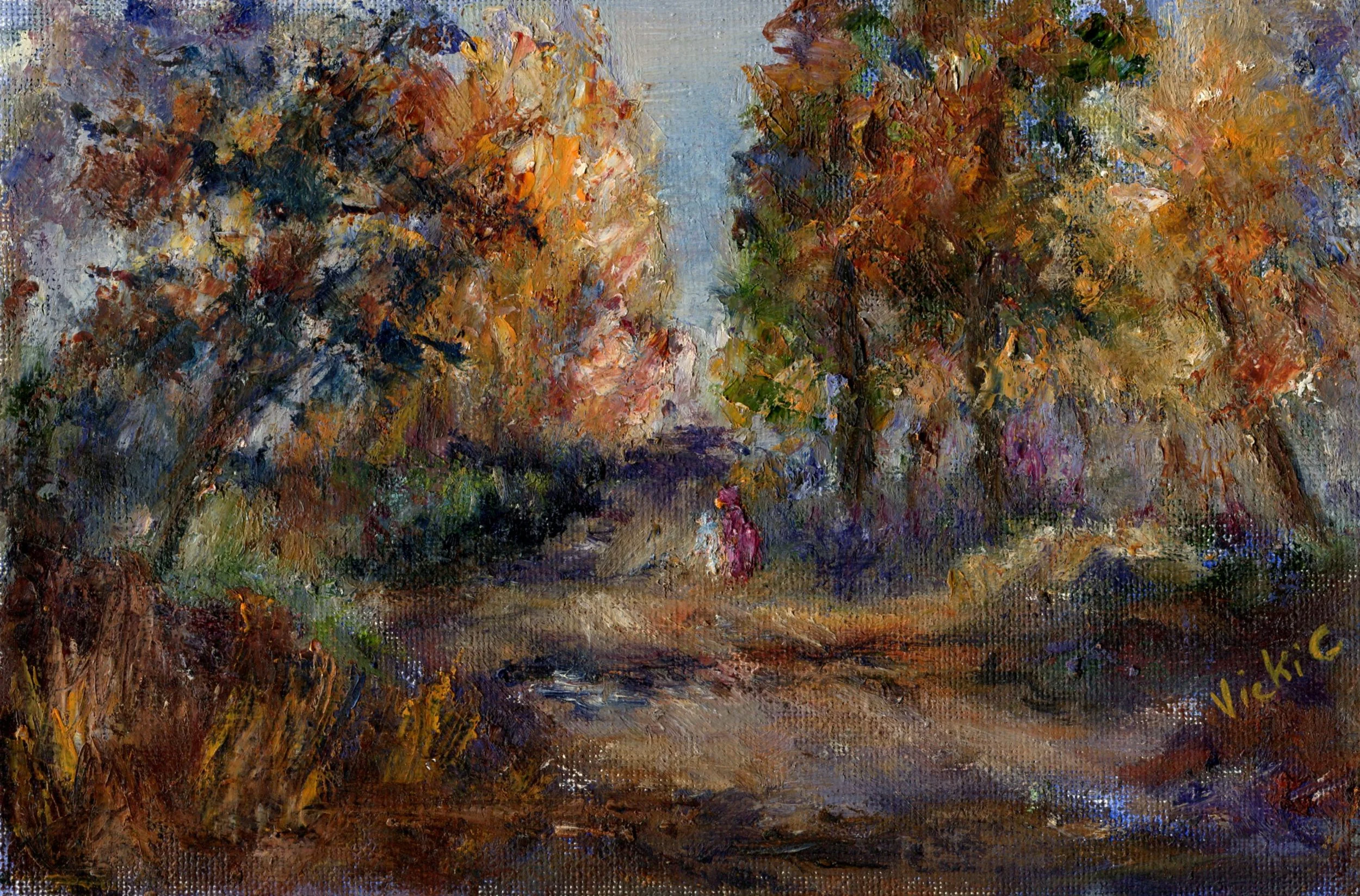 Cressey, Vicki 42a Forest Walk, Oil on canvas.