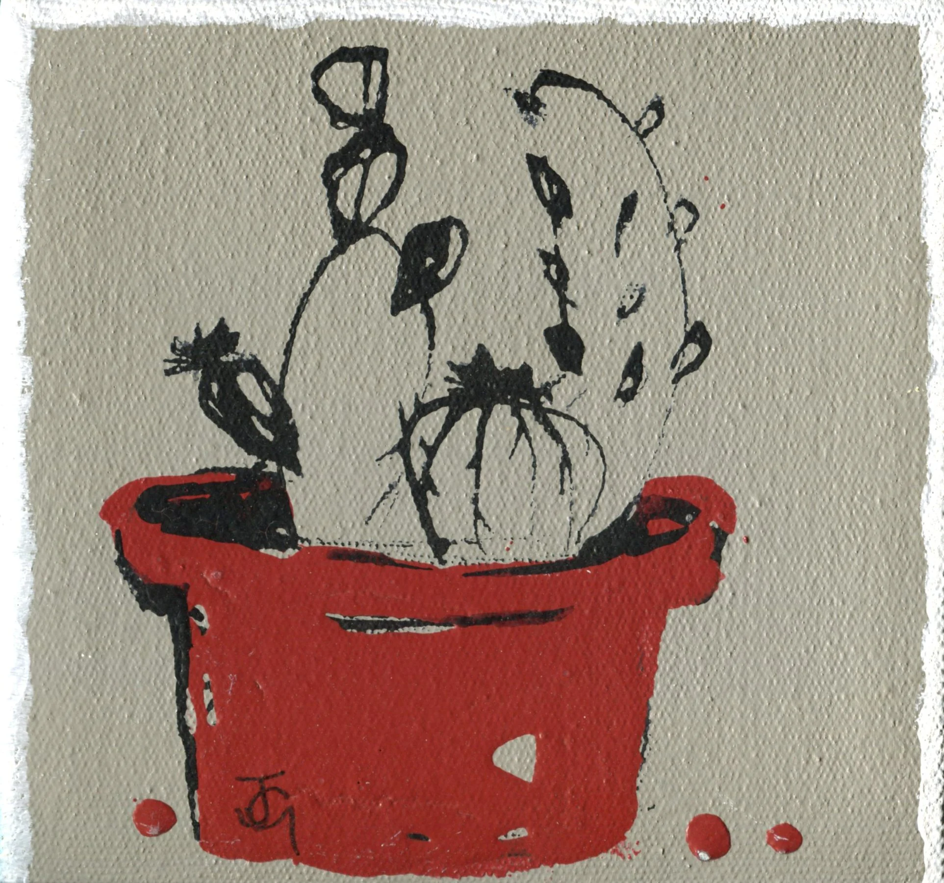 Forman, Julia 33 Cactus, Oil on canvas.