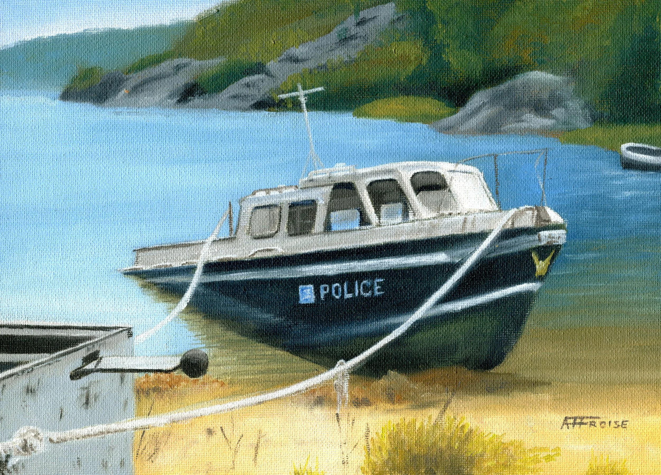 Froise, Fred 27c Lake Malawi, Oil on canvas.