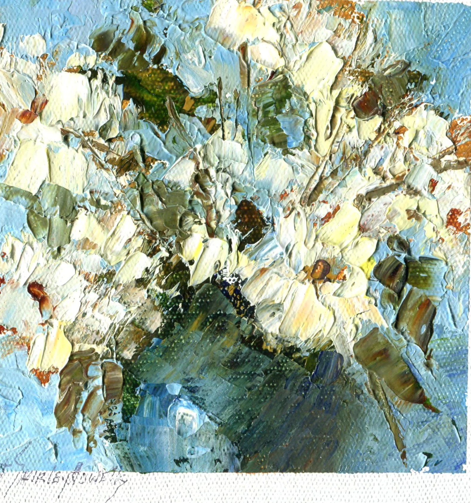 Howells, Shirley 28 Vase of Flowers, Oil on canvas.