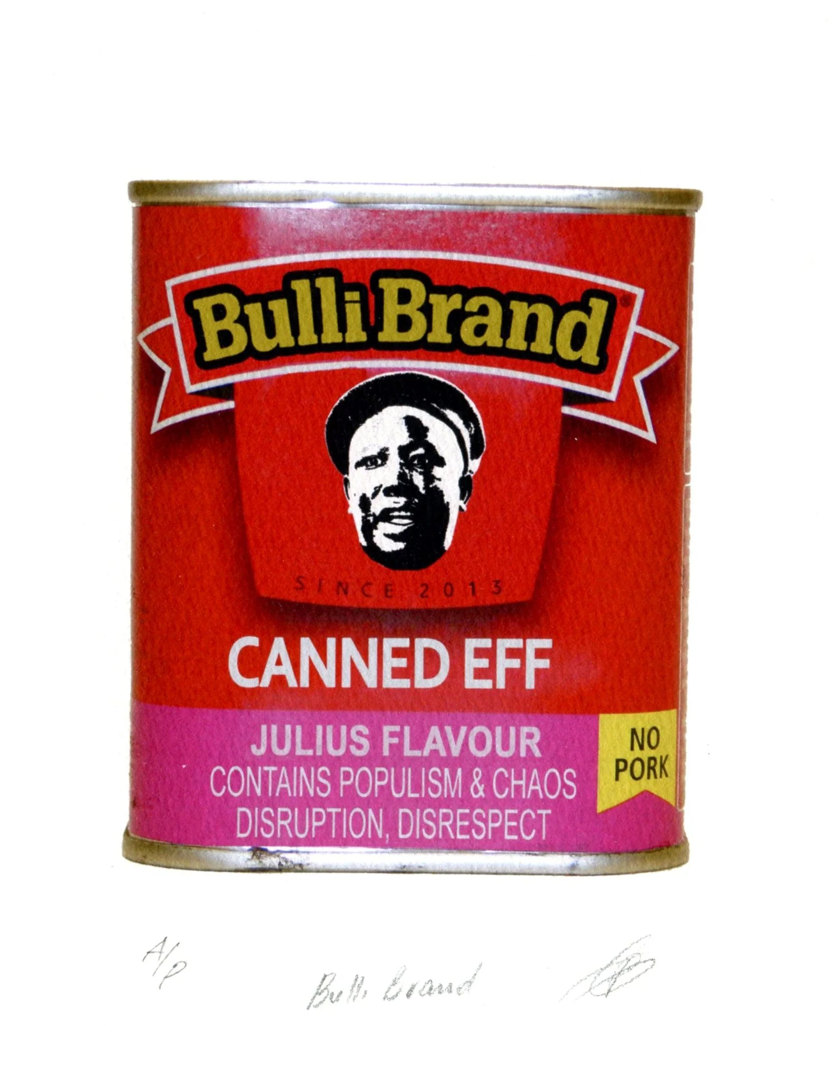 Ntshangase, Phumlani 48, Bull Brand, Digital print (AP).