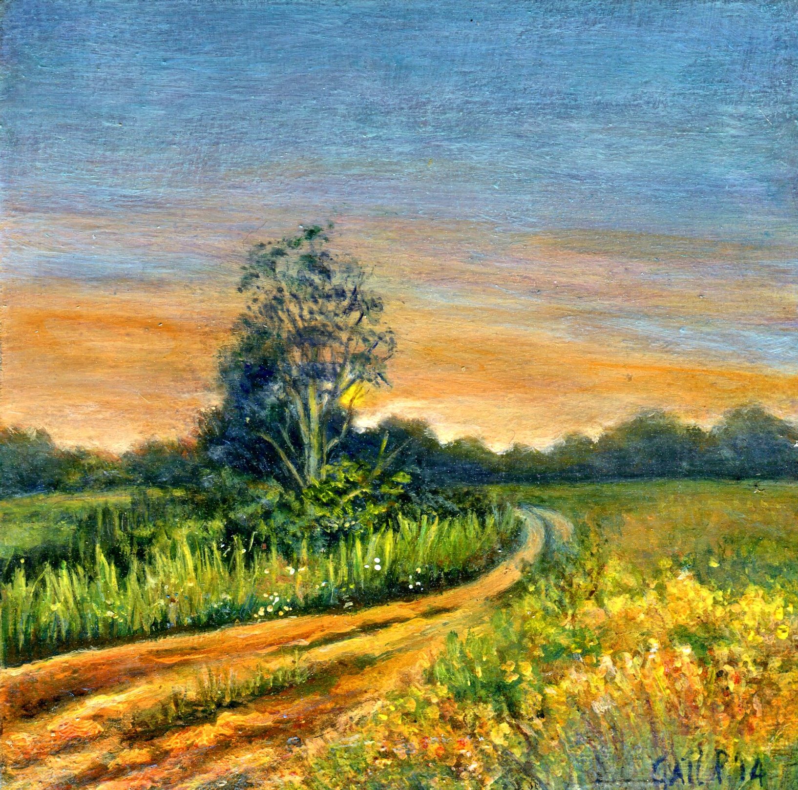 Peckham, Gail 18c Landscape, Acrylic on wood.jpg