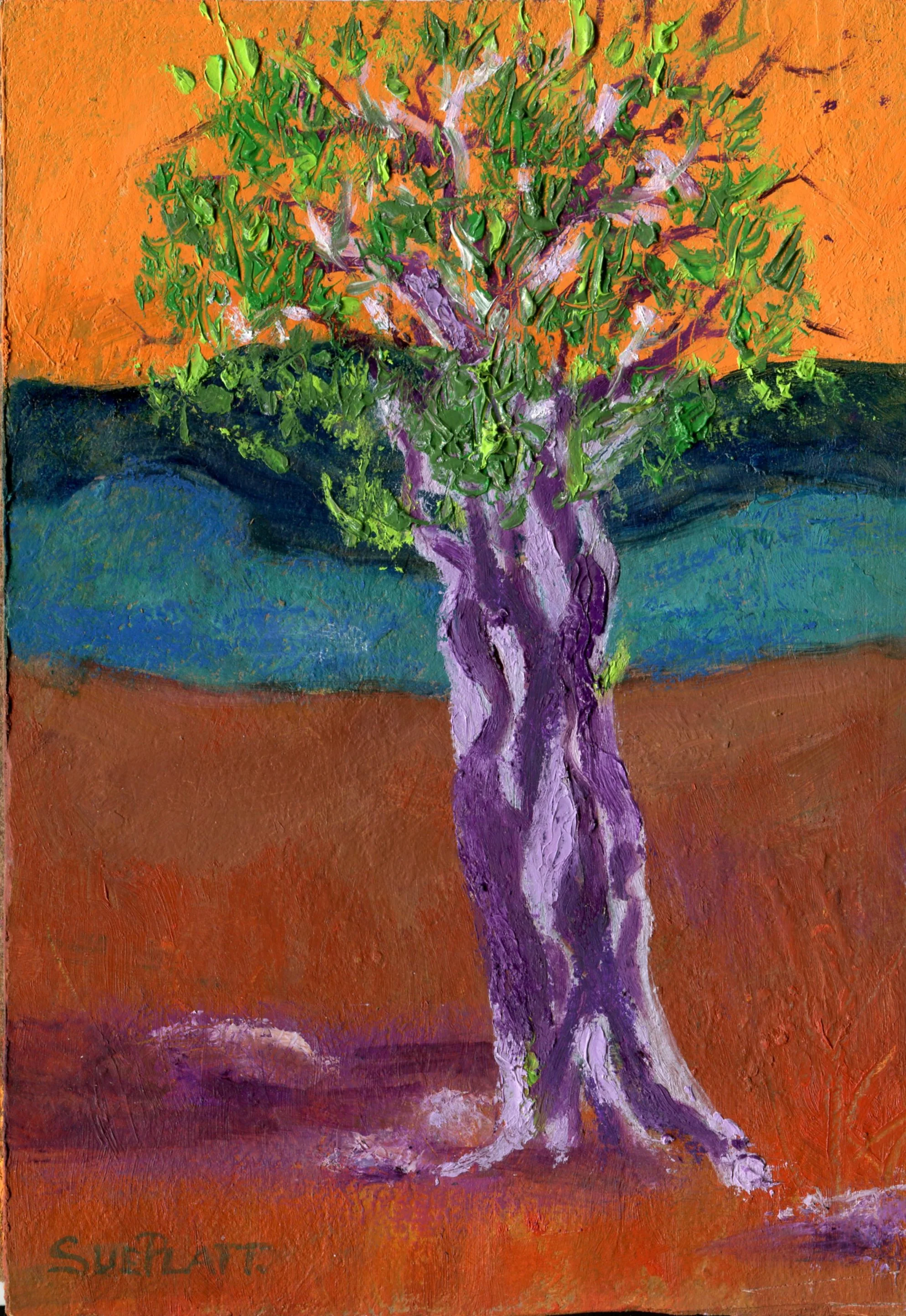 Platt, Sue 44a The Ancestor Tree, Oil on board.