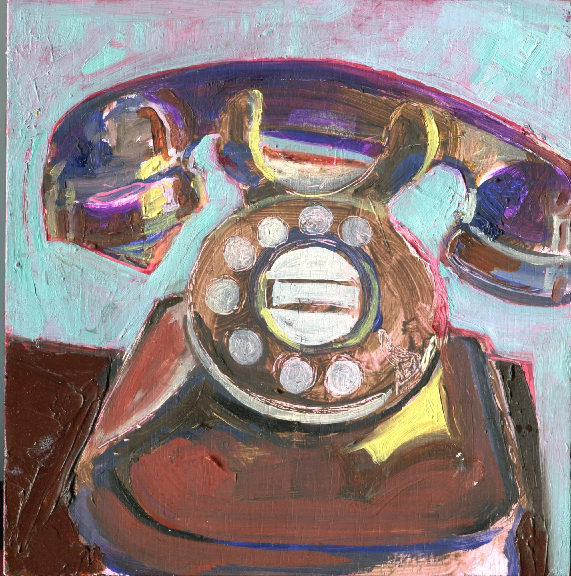 Spencer, Faye 36b Ways to say Goodbye, Oil on wood.