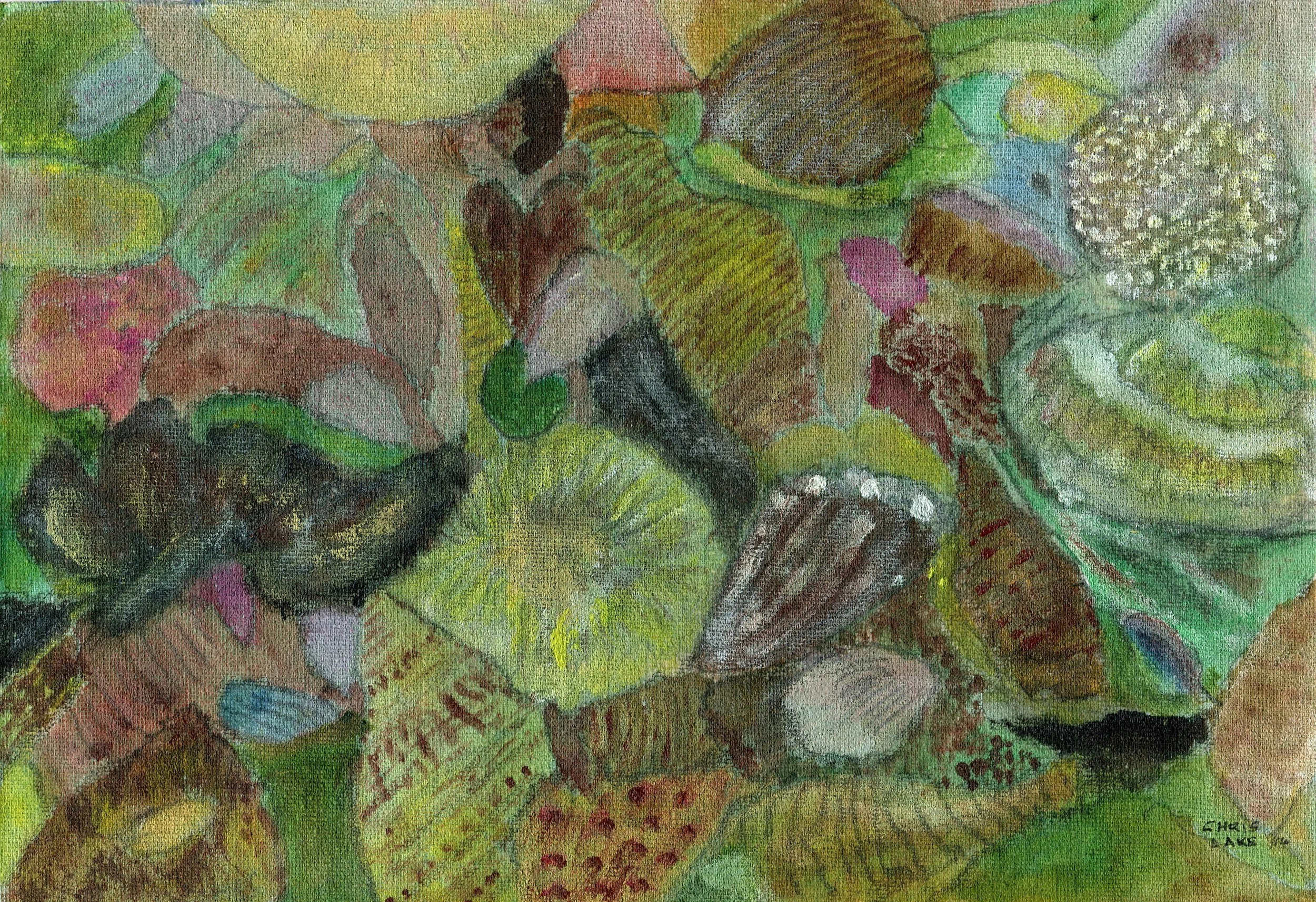 10a Lake, Chris-Under the Sea,Water colour on canvass.jpg