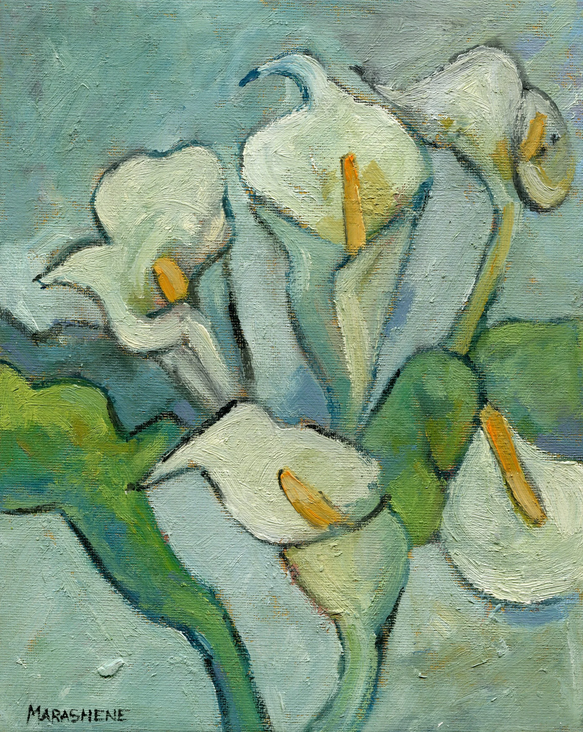 16a Lewis, Marashene-Arums,Oil on canvass.jpg
