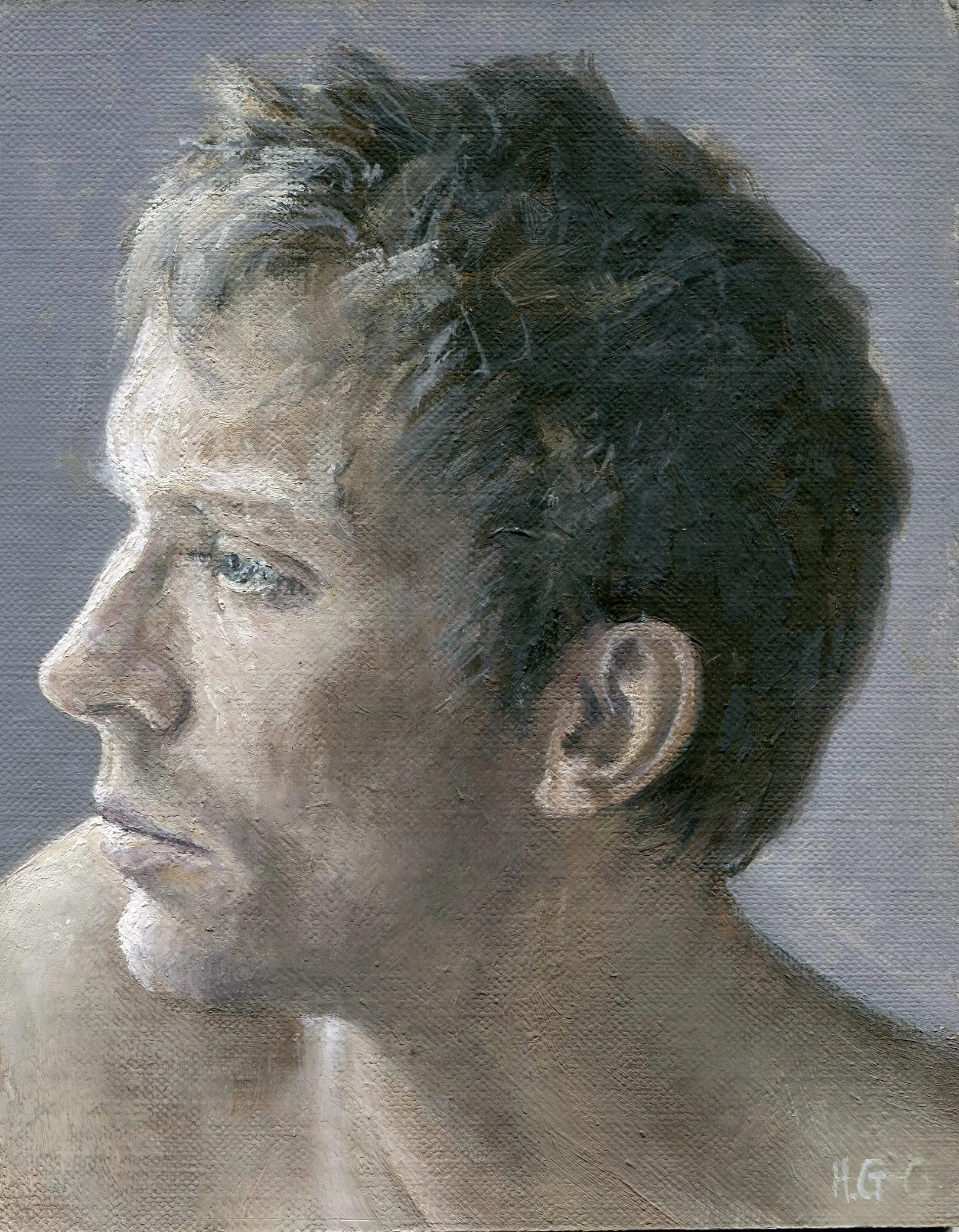 42 Gourlay Conyngham, Heather-Portrait Sketch, Oil on canvass.jpg