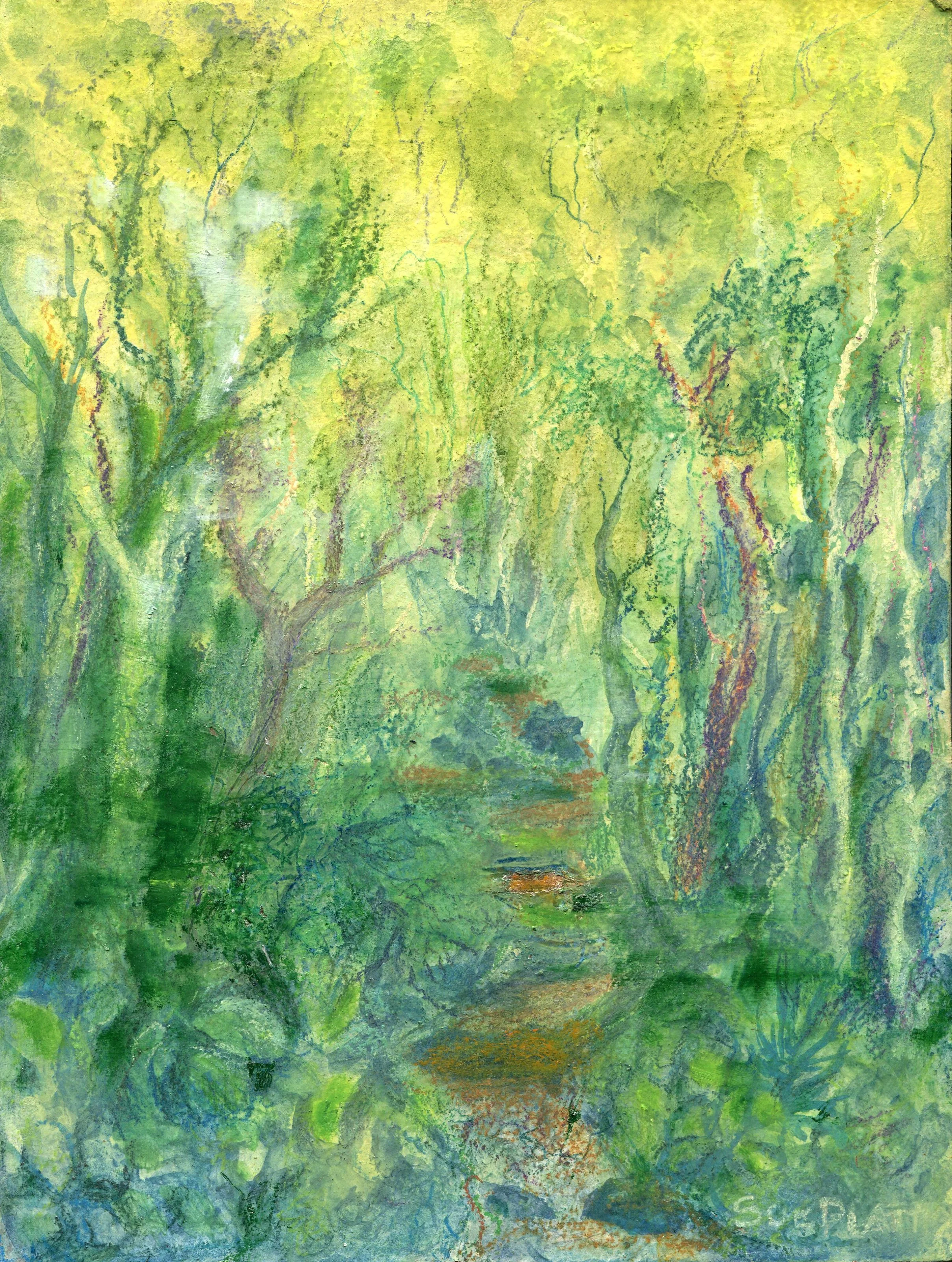 56b Platt, Sue- Forest Path, Mixed Media.jpg