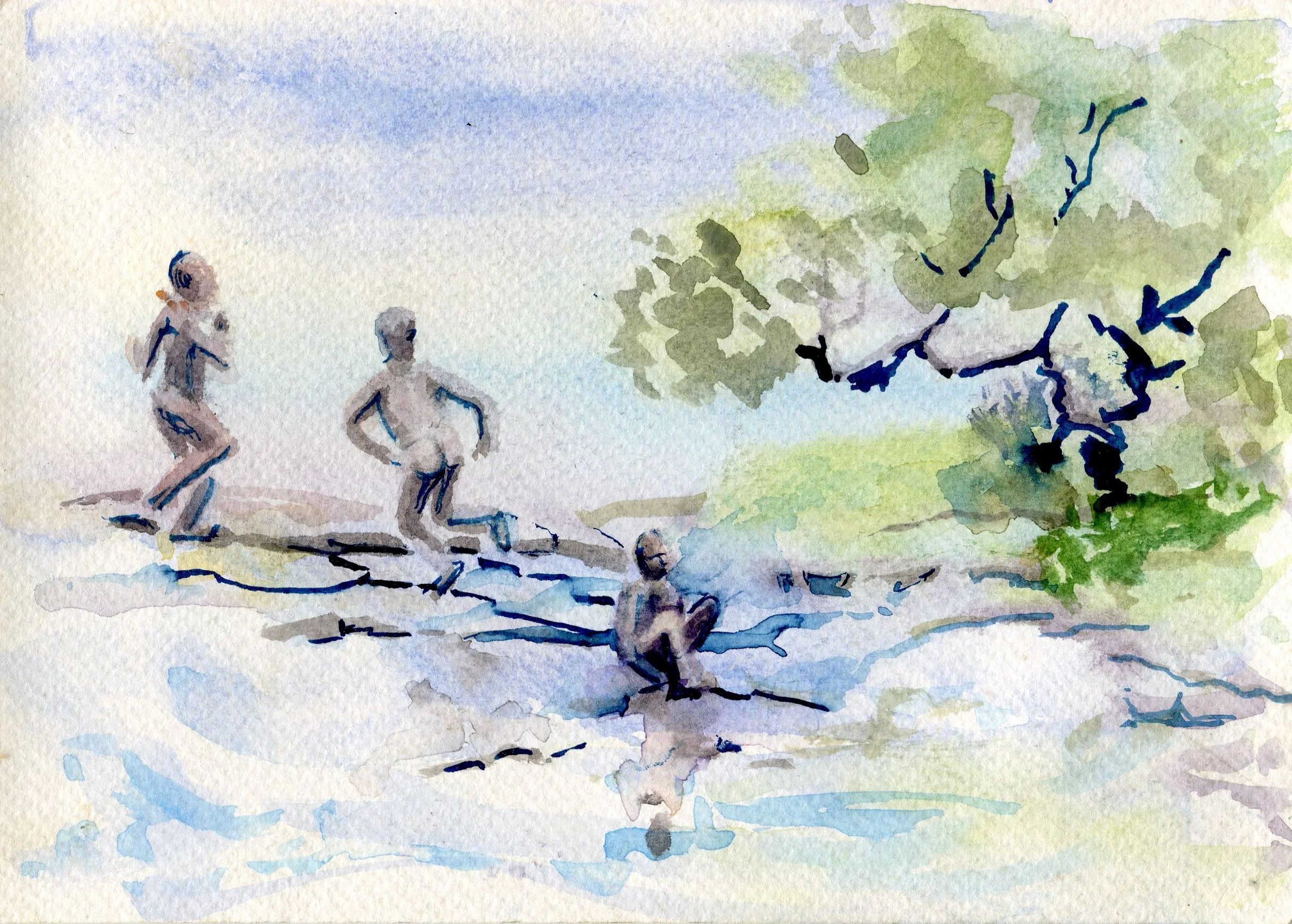 54a Fairlamb, Ruth - Cooling Off, Water colour.jpg