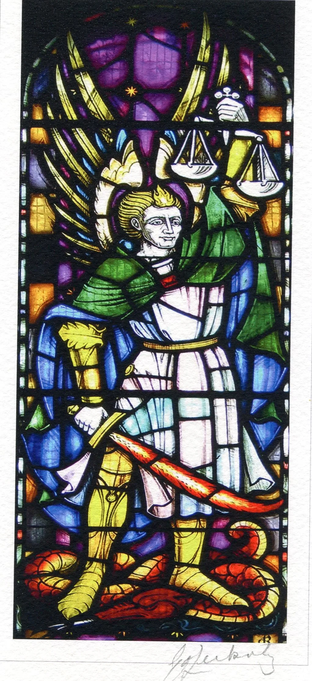 62a Leibnitz,Elsie- St. George and the Dragon(with Scales), Digital Photograph.jpg