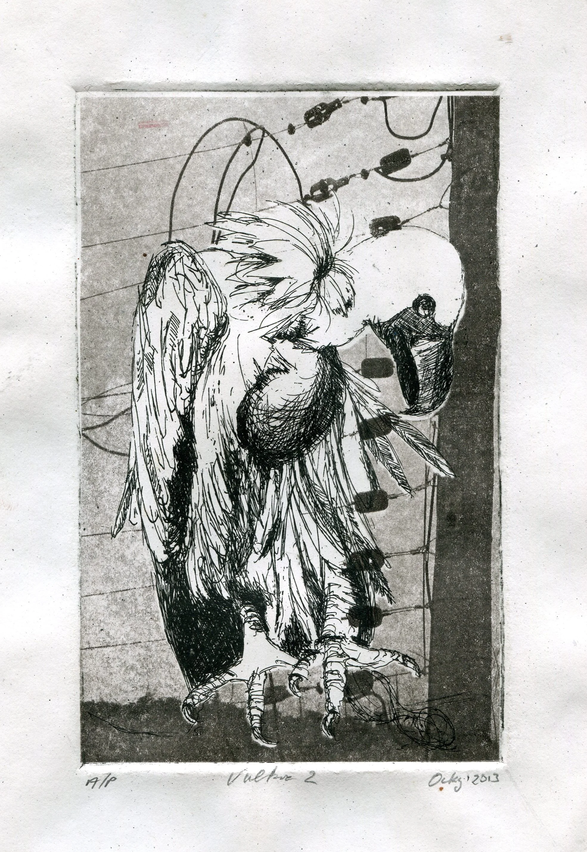 63b Kruger, Ockert- Vulture 1, Etching.jpg