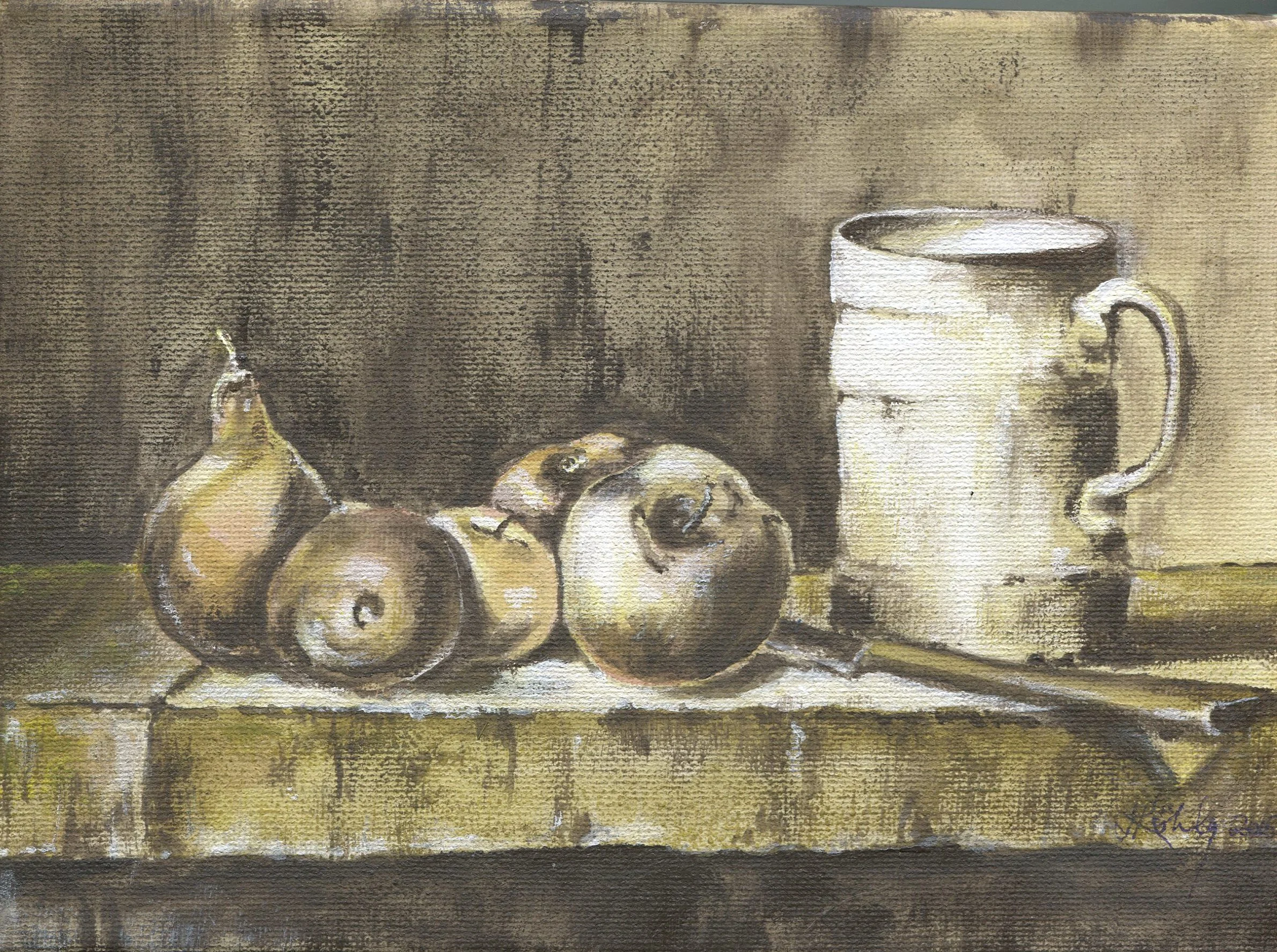 67a Kohly, Janeen - Still Life with Jug, Acrylic on canvass.jpg