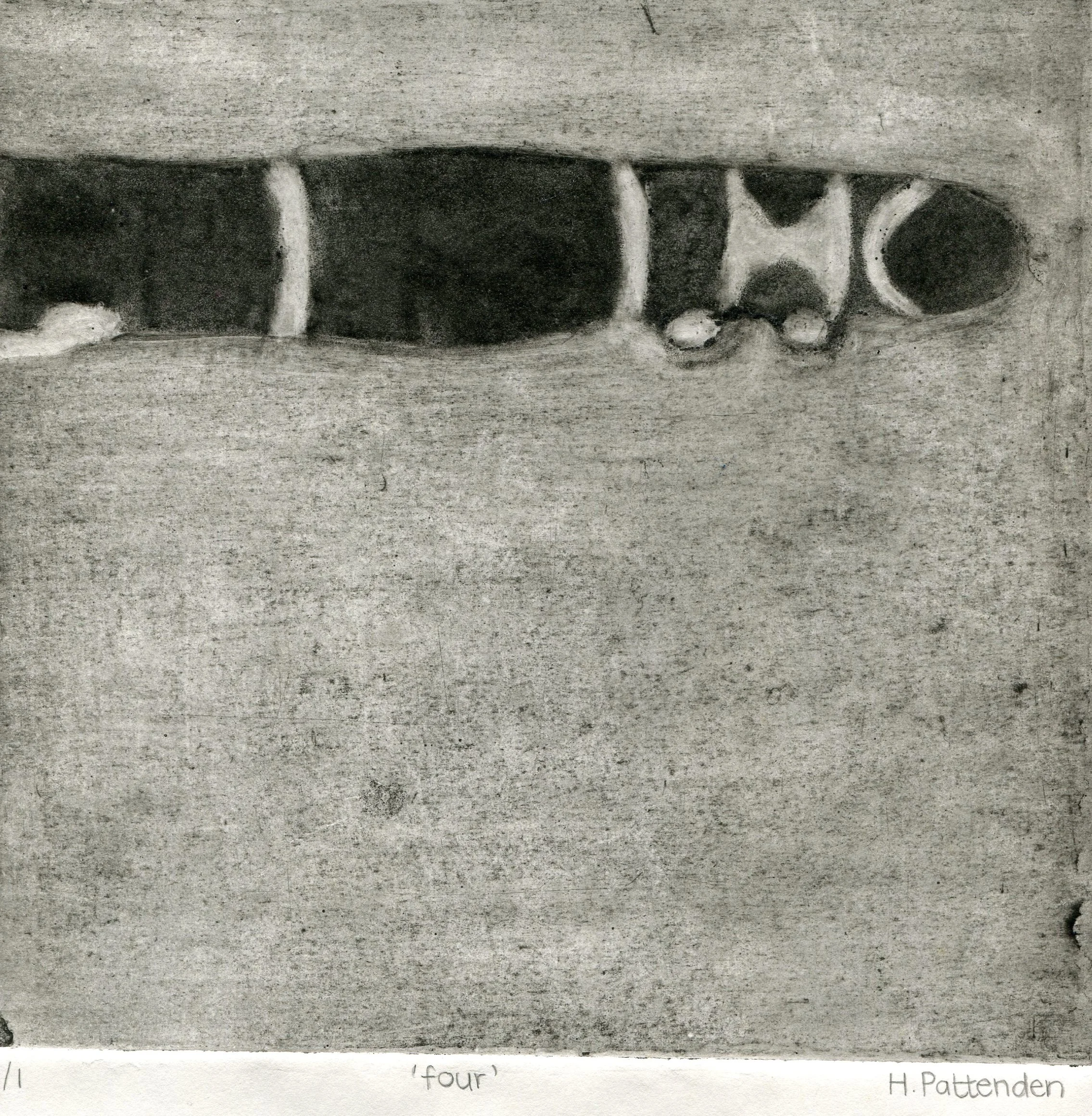 81a Pattenden, Heather - Four, Collograph..jpg