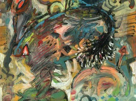 8a Salim, Hussein-Growth 1, Acrylic on board.jpg