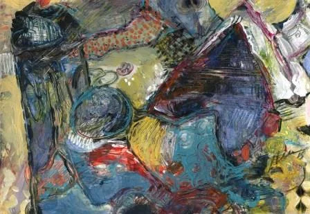8e Salim, Hussein-Diaspora 1, Acrylic on board.jpg