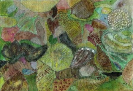 10a Lake, Chris-Under the Sea,Water colour on canvass.jpg