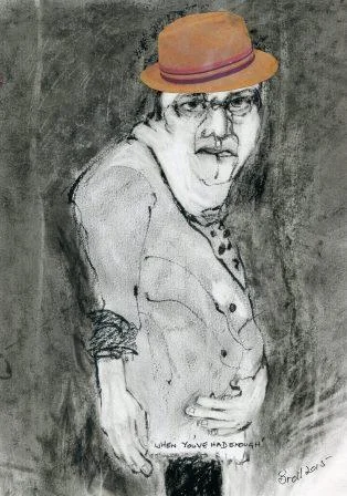 45a Broll, Terri- When you've had Enough, Oil, Pastel and collage.jpg