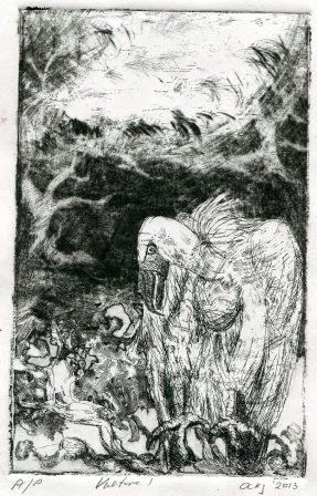 63a Kruger, Ockert- Vulture 1, Etching.jpg