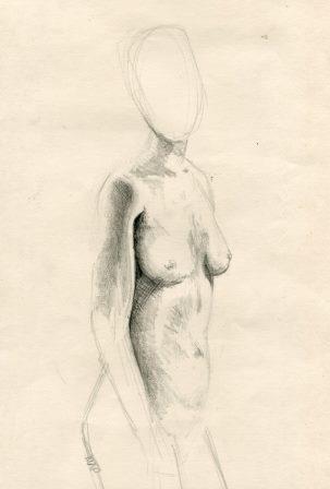 80b Pattenden, Marilyn - Nude, Pencil on paper..jpg