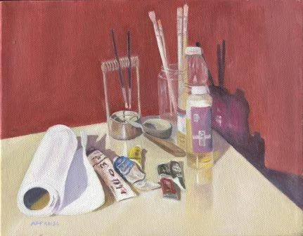 83c Froise, Fred - Artist's Tools, Oil on canvass.jpg